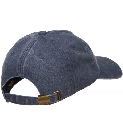 Baseball Caps Mini Hang Loose Embroidered Unstructured Cap - Navy - CC1858XYSDM $20.87