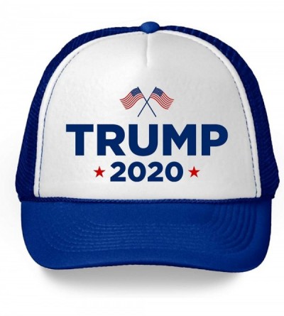 Baseball Caps Trump Trucker Hat Trump 2020 Campaign Hat Funny Republican Gifts - Trump 2020 Flag - CG18HZXGDQL $11.54