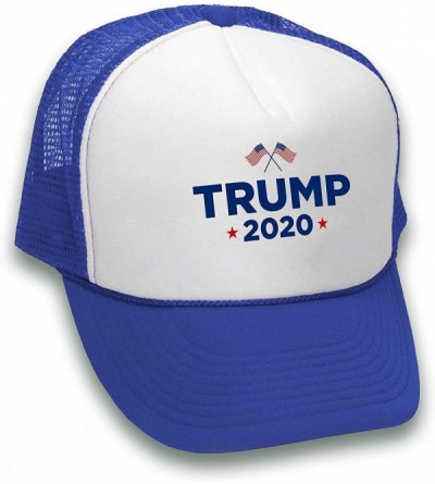 Baseball Caps Trump Trucker Hat Trump 2020 Campaign Hat Funny Republican Gifts - Trump 2020 Flag - CG18HZXGDQL $11.54