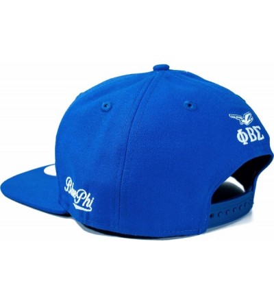Baseball Caps Big Boy Phi Beta Sigma Divine 9 Flatbill Mens Snap Back Cap [Royal Blue - Adjustable] - CQ188ZWI8NK $33.36