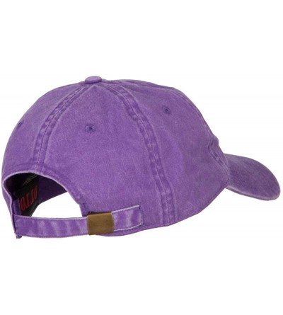 Baseball Caps Sports Kayak Embroidered Washed Dyed Cap - Purple - CH18A8CKH83 $27.75