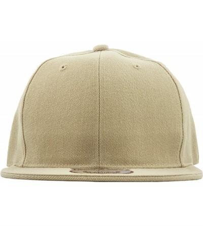 Baseball Caps The Real Original Fitted Flat-Bill Hats True-Fit - 16. Khaki - CD11JEI0YC5 $11.33