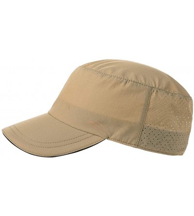 Baseball Caps UPF50 Quick-Dry Baseball Cap Free-Size Trucker Sun Dad Hat Hiking Outdoor Unisex - 00657_camel - CX18RXWAMW0 $1...