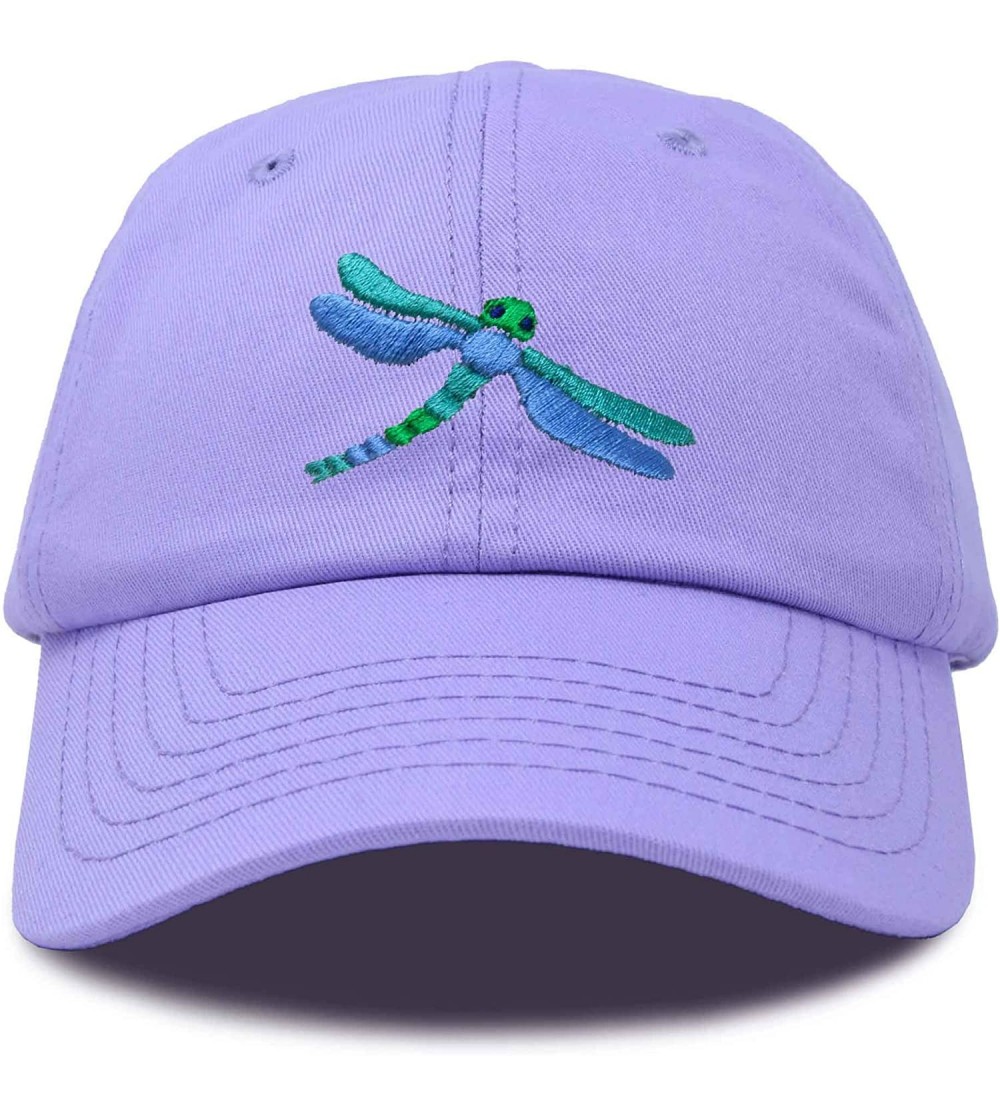 Baseball Caps Dragonfly Womens Baseball Cap Fashion Hat - Lavender - C018KEAOOOH $9.70