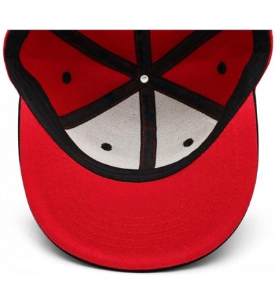 Baseball Caps W900-Trucks Baseball Cap for Men Novel Adjustable Mesh Hat Dad Strapback Hats - Black-1 - CP18AHC42T4 $15.37