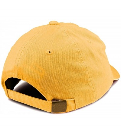 Baseball Caps Grandma Since 2019 Embroidered Washed Pigment Dyed Cap - Mango - CZ180OS74R7 $14.24