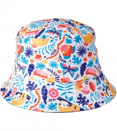 Baseball Caps Little Sun/Rain Kids Hat- 50+ Uv Protection - Tropical - C118Q9HCTZI $10.91
