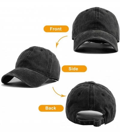 Baseball Caps Black Baseball Cap-Dungeon Master Trucker Hat Washed Cotton Vintage Adjustable Dad Hat - CJ18NIDLL4X $12.72