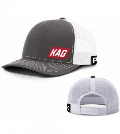 Baseball Caps Trump Hat KAG 2020 Back Mesh- Trump 2020 Hat - Charcoal Front / White Mesh - CE18X0007TW $20.25