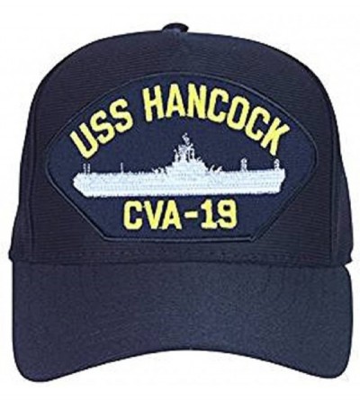 Baseball Caps USS Hancock CVA-19 Navy Ship Cap - C612O19MYBZ $25.86