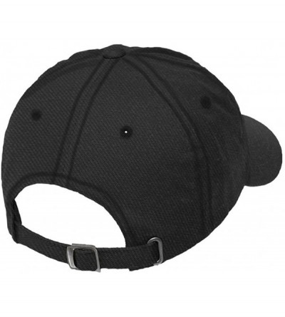 Baseball Caps Air Force Grandpa Twill Cotton 6 Panel Low Profile Hat Dark Denim - CO184NE944X $17.84