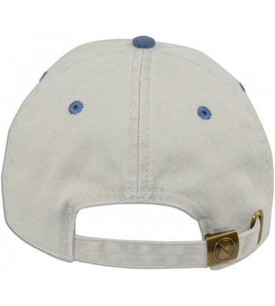 Baseball Caps LIT Teddy Cap Hat Dad Fashion Baseball Adjustable Polo Style Unconstructed New - Sand / Blue - CG1854NETHH $13.03