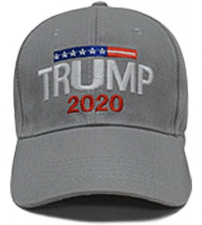 Baseball Caps Keep America Great Hat Donald Trump President 2020 Slogan with USA Flag Cap Adjustable Baseball Cap - CK18R9GLC...