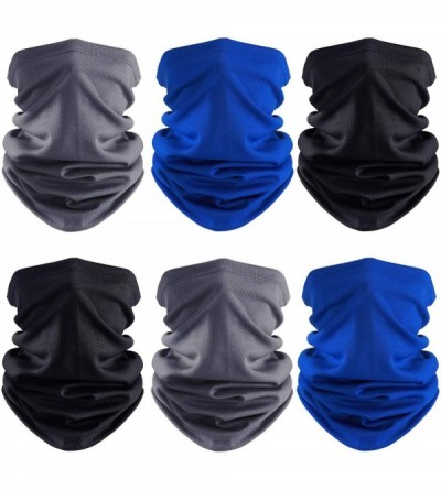 Balaclavas Summer Face Cover UV Protection Neck Gaiter Scarf Sunscreen Breathable Bandana (Black- Dark Grey- Royal Blue- 6) -...