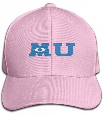 Baseball Caps Monsters University Merchandise Baseball Hat- Adjustable Hat Travel Sunscreen Caps for Man Women - Pink - CD18Y...