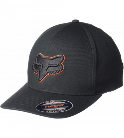 Sun Hats Men's Epicycle Flexfit Hat - Black/Orange - C918SU54QRN $32.16