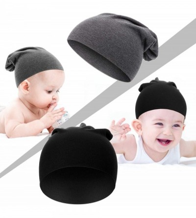 Skullies & Beanies 6 Pieces Kid Slouchy Beanie Hat Infant Toddler Cotton Baggy Knit Stretch Beanie - C718AQWCUSZ $10.05