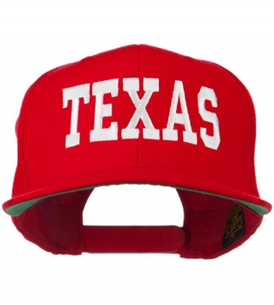 Baseball Caps College Texas Embroidered Snapback Cap - Red - C611ND5PGH3 $26.23