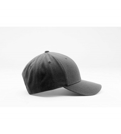 Baseball Caps Custom Hat- 6789M Yupoong Curved Visor Snapback- Custom Logo Or Name Embroidery. - Dark Grey - CH18E7UA9T8 $32.96