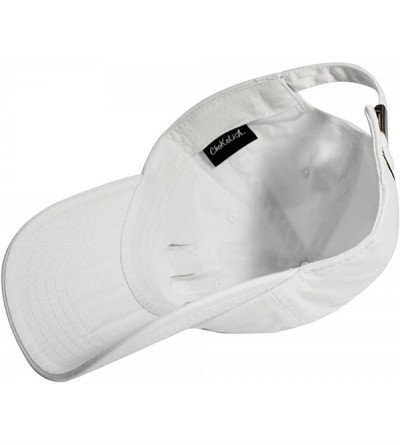 Baseball Caps Diamond Dad Hat Cotton Baseball Cap Polo Style Low Profile - White - CS18665KAYE $11.90