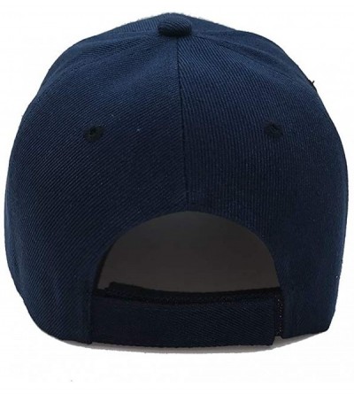 Baseball Caps Baseball Cap Casual Adjustable Plain Baseball Hat for Men Women Dad Tucker Ball Cap - 1 Pcs Navy - CD192W8IGU0 ...