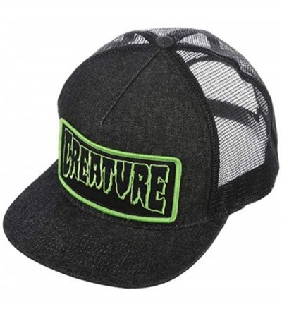 Sun Hats Mens Reverse Patch Flexfit Hat - Black/Black - C1196IAZO7O $20.84