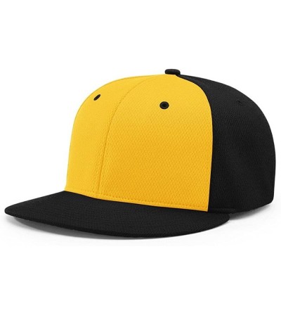 Baseball Caps PTS40 DRYVE R-Flex FIT PTS 40 Baseball HAT Ball Cap - Gold/Black - CF186XOXMSQ $10.18