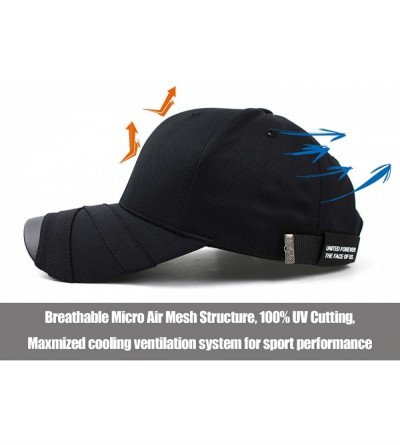Baseball Caps Teamlife Max Cool Air Ventilation Mesh Back Performance Sport Outdoor Baseball Cap Hat for Man Women - White - ...