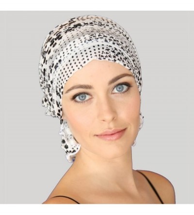 Skullies & Beanies White With Black Floral - CP11T2XUGO3 $25.09