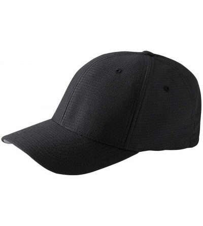 Baseball Caps Yp Ff Cool & Dry Tricot Cap - Black - CZ113BUN02N $11.39