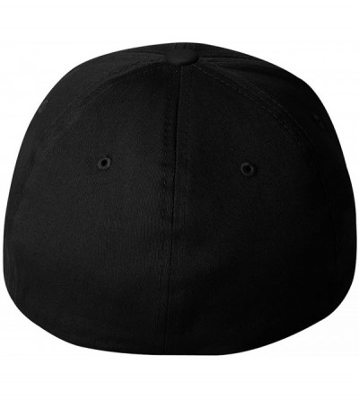 Baseball Caps 3-Pack Premium Original V Cotton Twill Fitted Hat 5001 - Black - C0127J9550L $32.73