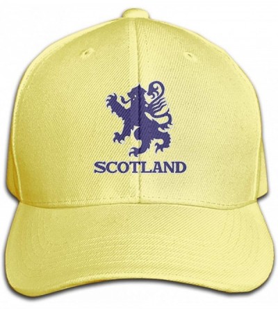 Baseball Caps Hengteng Design Hat Scotland Scottish Royal Lion Coat of Arms King of Scots Adult Funny Baseball Hat - Yellow -...