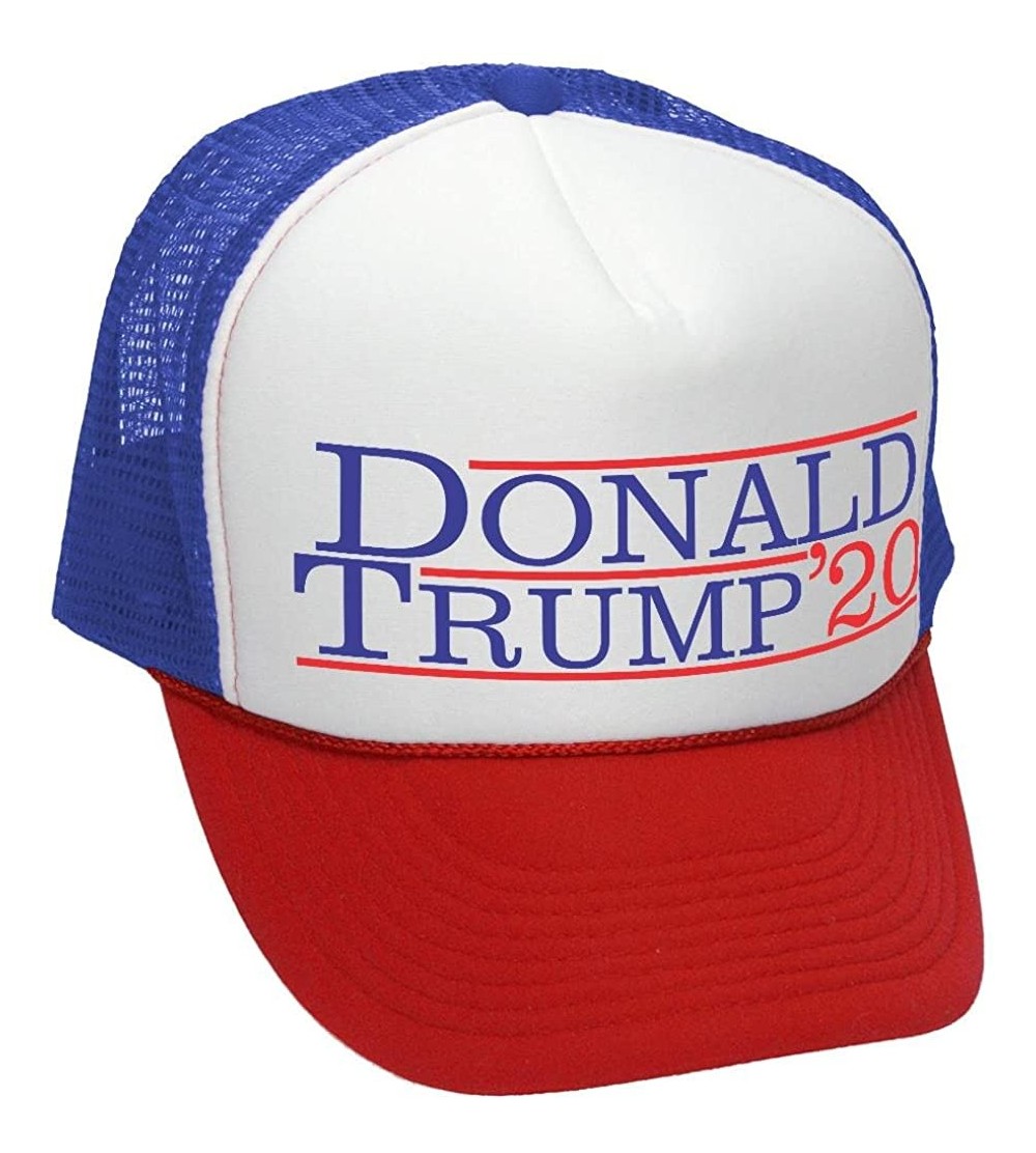 Baseball Caps Donald Trump 2020 - Vote Trump President - Adult Trucker Cap Hat - Rwb - CM187AYS37H $14.44