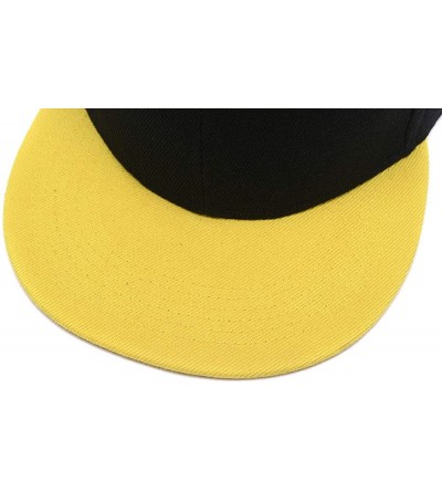 Baseball Caps Custom Ponytail Baseball Cap Personalized Messy Bun Hat Mesh Visor Trucker Hat - Hip-hop Yellow - CY18GZILY76 $...
