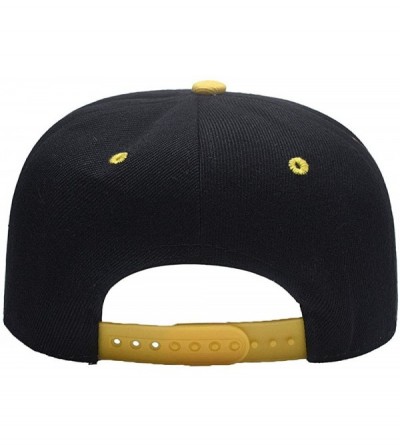Baseball Caps Custom Ponytail Baseball Cap Personalized Messy Bun Hat Mesh Visor Trucker Hat - Hip-hop Yellow - CY18GZILY76 $...