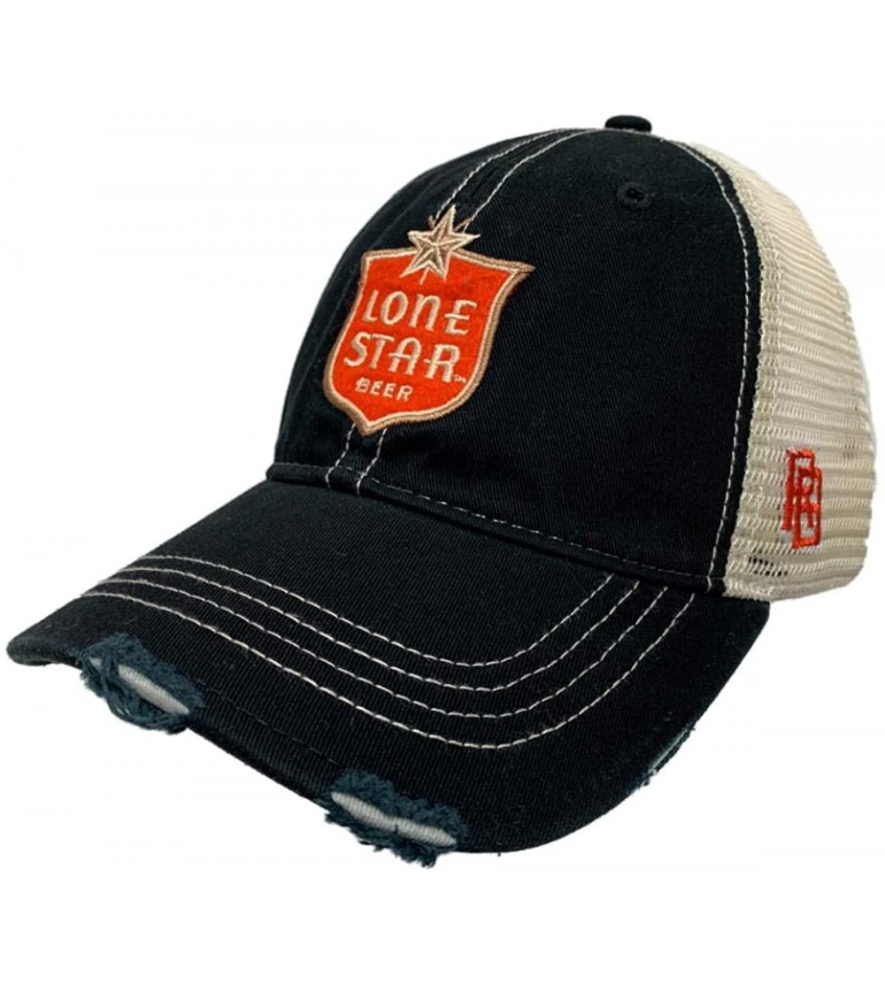 Baseball Caps Beer Retro Brand Vintage Mesh Hat Cap Black - CD18GOW2LUO $40.48