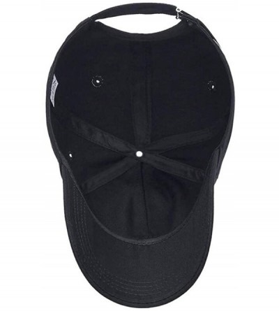 Baseball Caps Classic Unisex Baseball Hats Cotton Ball Cap Trucker Hat - Ynt-black - CM199G8DW8I $10.56