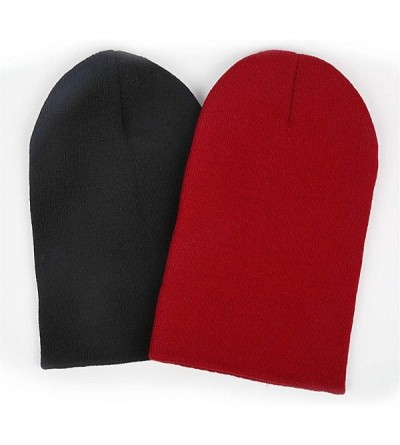 Skullies & Beanies Unisex Knit Hat Trump 45 Squared 2020 Second Presidential Term Warm FashionKnit Caps - Red-7 - CL192E40OUL...