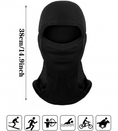 Balaclavas 4 Pieces Summer Balaclava Face Mask UV Protection Mask Breathable Full Face Cover for Sun Protection - C8192U5OS7G...