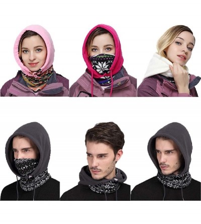 Balaclavas Fleece Balaclava Face Mask for Cold Weather Ski Mask Winter Hat Neck Warmer Full Face Cover Cap for Men & Women - ...