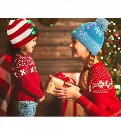 Skullies & Beanies Pieces Christmas Sweater Snowflake - CS18ALRQLQR $18.14