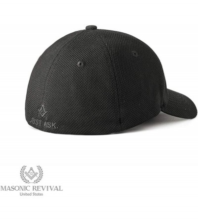 Baseball Caps Noche Cap Square and Compass Masonic Hat - CV18IE7UM3H $31.98