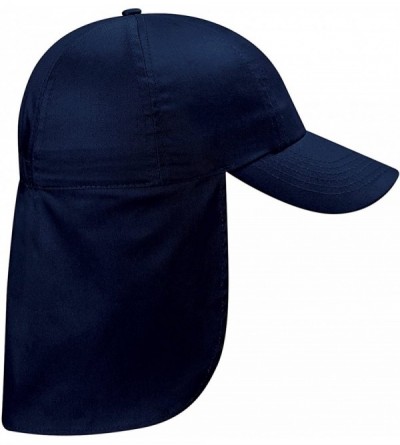 Sun Hats Boys 100% Cotton Twill Legionnaire Baseball for Sun Protection - French Navy - C411E5O8O75 $17.70