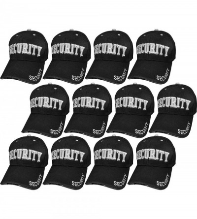 Baseball Caps Security Hat Adjustable Baseball Cap - 12 Pack - CN1825E95SI $64.69