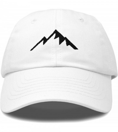 Baseball Caps Outdoor Cap Mountain Dad Hat Hiking Trek Wilderness Ballcap - White - C418SMQ7A3N $14.31