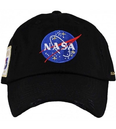 Baseball Caps Skylab NASA Hat with Special Edition Patch - Black Official Distressed - CS18UKCHTCK $26.08