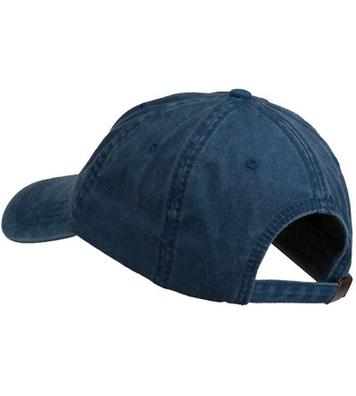 Baseball Caps Maine State Moose Embroidered Washed Dyed Cap - Blue - CG11P5HWJZJ $21.30