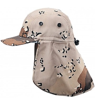 Sun Hats Flap Hat (03)-Khaki W15S46D - Desert Camouflage - CG12I3I9Y8L $9.47