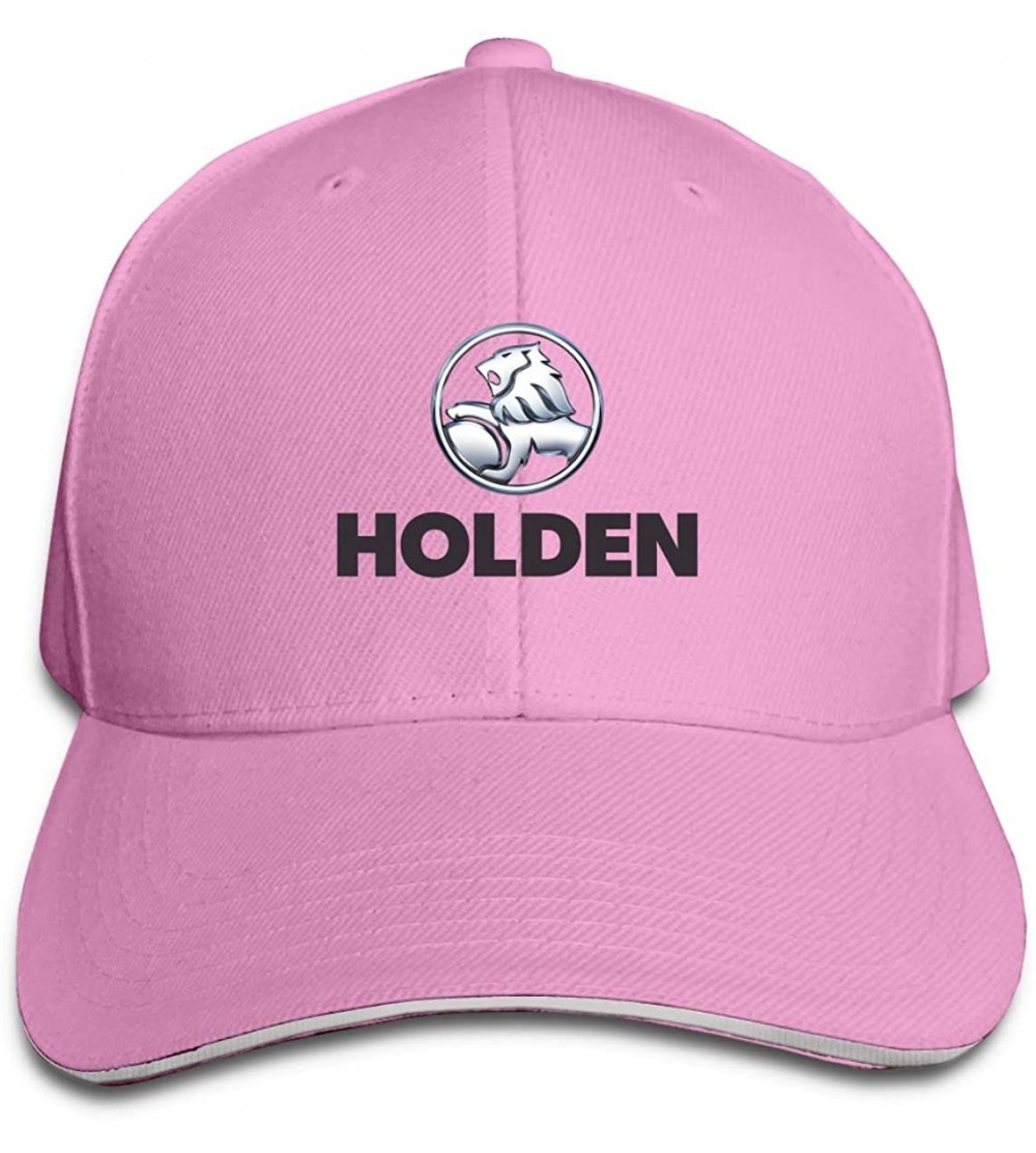 Baseball Caps Design Holden Automobile Logo Cotton Peak Cap for Womens Black - Pink - C1192WHSYNR $11.60