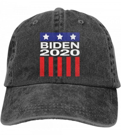 Cowboy Hats Joe Biden 2020 Fashion Adjustable Cowboy Cap Baseball Cap for Women and Men - Black - C118S8IX9Z4 $34.31